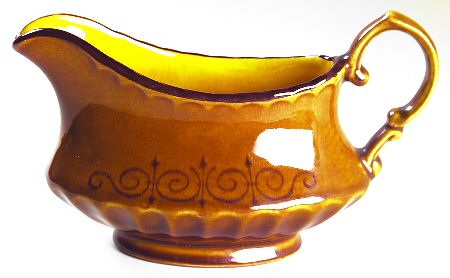 San Fernando Gold Gravy Boat