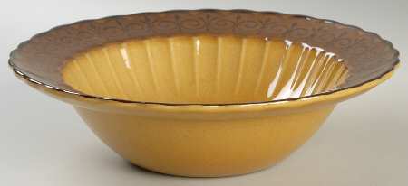 San Fernando Gold 9" Round Vegetable Bowl