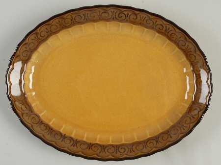 San Fernando Gold 12" Oval Serving Platter