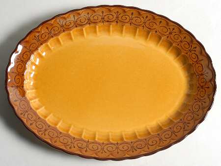 San Fernando Gold 13" Oval Serving Platter