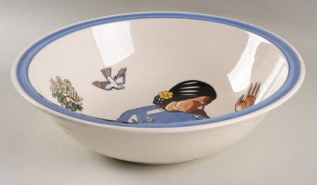 Salamina 11" Large Salad Serving Bowl