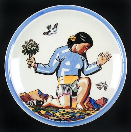 Salamina Large Luncheon Plate