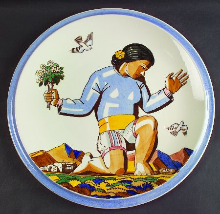 Salamina 13" Chop Plate (Round Platter)