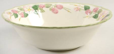 Sculptured Berry 9" Round Vegetable Bowl