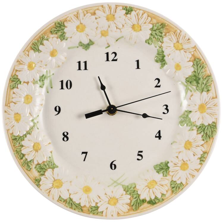 Sculptured Daisy 1-2" depth  Clock Plate HC