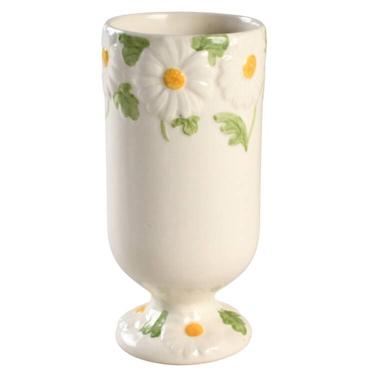 Sculptured Daisy Apothecary Jar No Lid