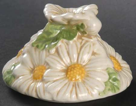 Sculptured Daisy Lid for Apothecary Jar