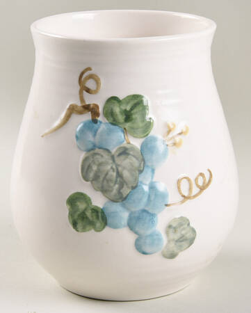 Sculptured Grape Medium Canister No Lid by Metlox - Poppytrail - Vernon