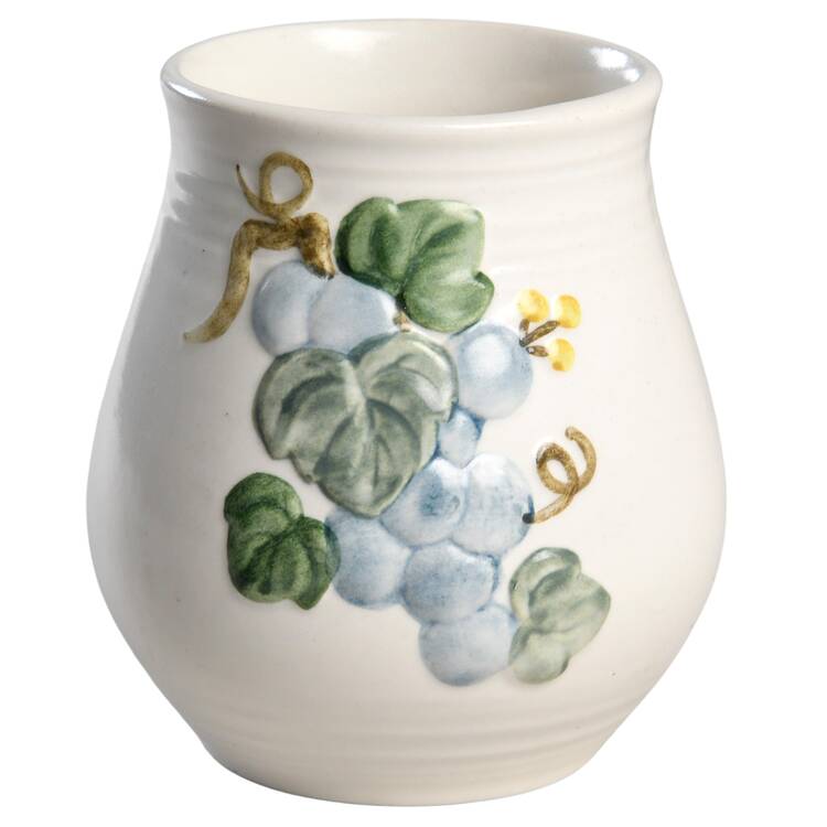 Sculptured Grape Small Canister No Lid by Metlox - Poppytrail - Vernon