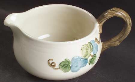 Sculptured Grape Open Sauce Boat