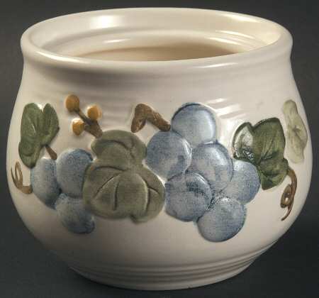 Sculptured Grape Sugar Bowl No Lid
