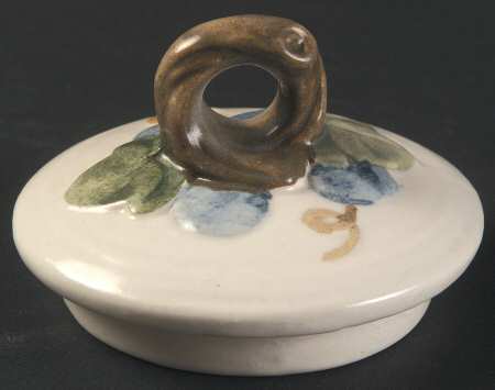 Sculptured Grape Lid for Sugar Bowl