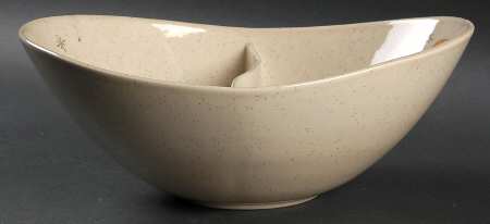 Sherwood 9" Oval Divided Vegetable Bowl