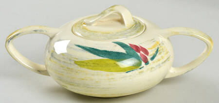 Shadow Leaf Sugar Bowl & Lid