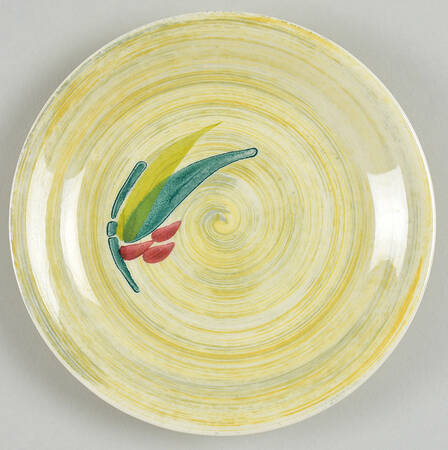 Shadow Leaf Bread & Butter Plate