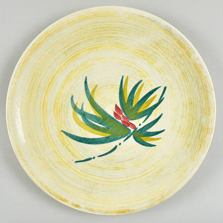 Shadow Leaf 13" Chop Plate (Round Platter)