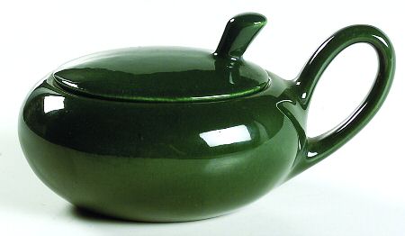 Shoreline Green Sugar Bowl & Lid