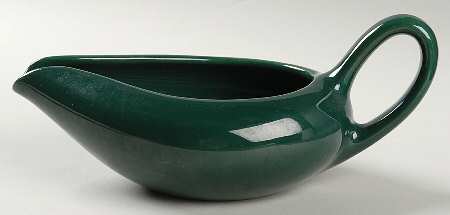 Shoreline Green Gravy Boat