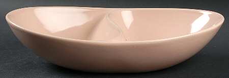 Shoreline Wet Sand 11" Oval Divided Vegetable Bowl