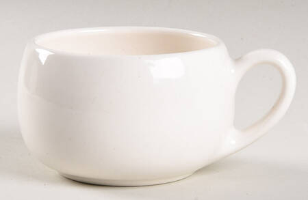 Shoreline White Flat Cup