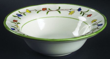 Spring Garland Rim Cereal Bowl
