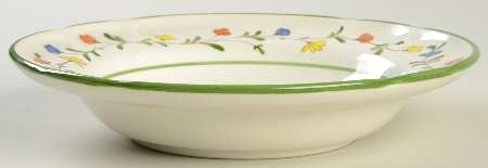 Spring Garland Rim Soup Bowl