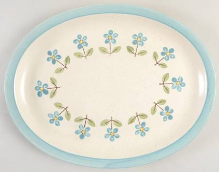 Springtime 13" Oval Serving Platter