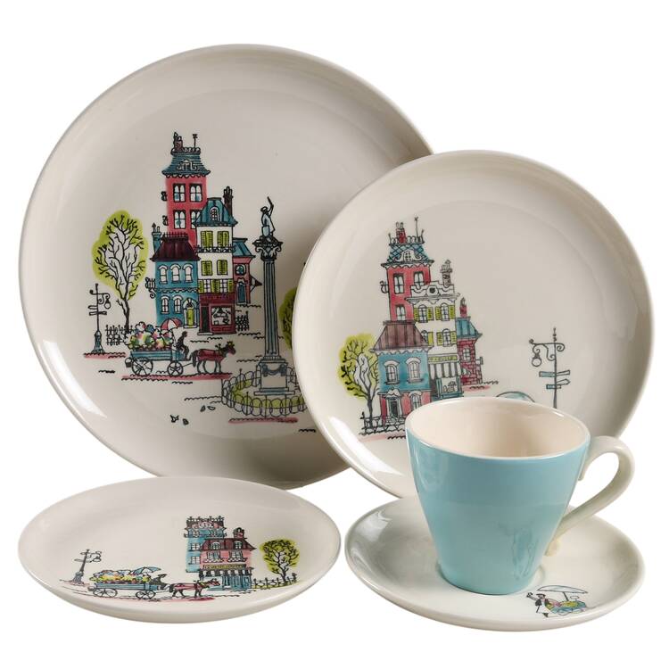 Street Scene 5 Piece Place Setting