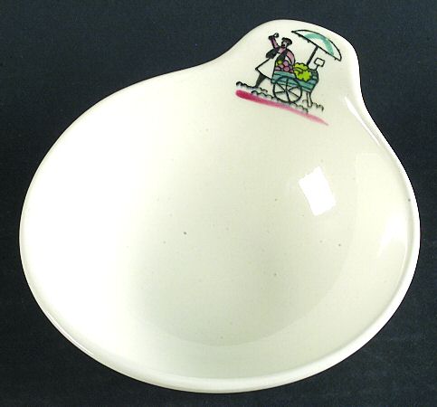 Street Scene Lugged Soup Bowl
