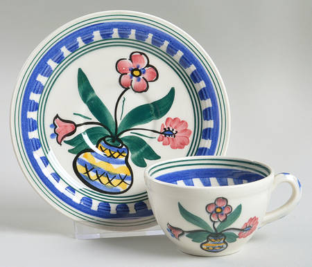 T631 Flat Demitasse Cup & Saucer Set