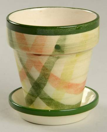Tam O'shanter 3" Flower Pot & Underplate