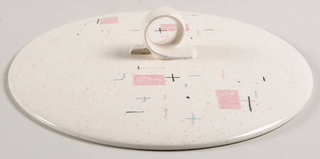 Tickled Pink Lid for 1.25 Qt Round Casserole