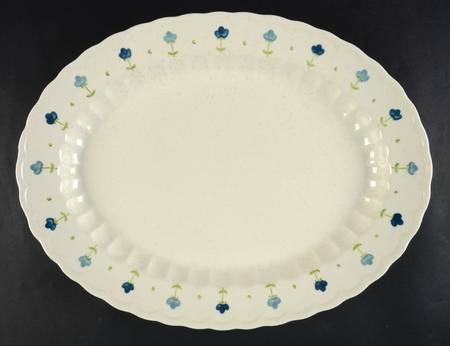 True Blue 16" Oval Serving Platter