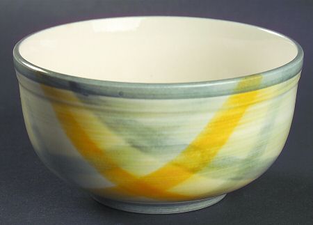 Tweed Grey and Yellow 1 Pint Bowl