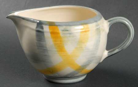 Tweed Grey and Yellow Creamer