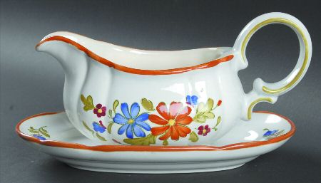 Vernon Bouquet Gravy Boat & Underplate