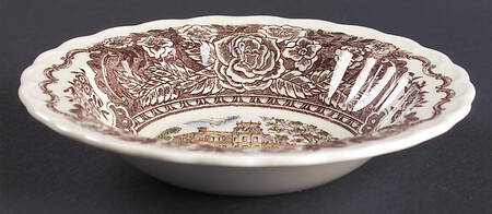 Vernon's 1860 Rim Fruit/Dessert (Sauce) Bowl