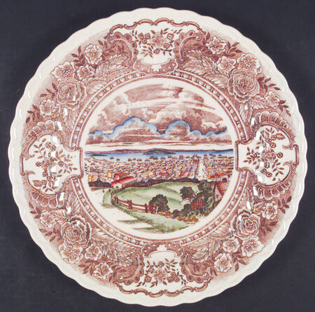 Vernon's 1860 14" Chop Plate (Round Platter)