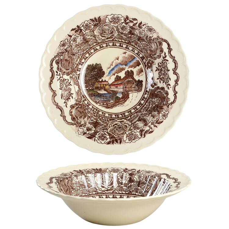 Vernon's 1860 9" Round Vegetable Bowl