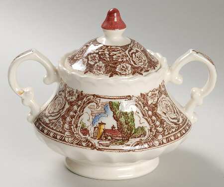 Vernon's 1860 Sugar Bowl & Lid