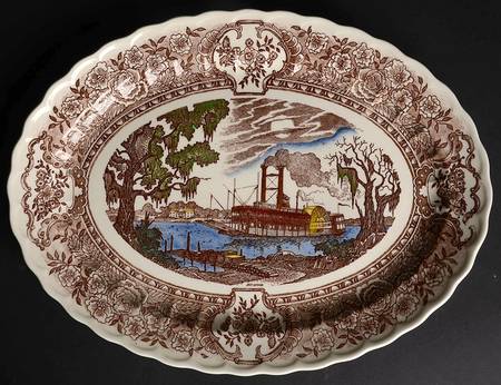 Vernon's 1860 13" Oval Serving Platter