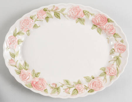 Vernon Rose Pink 13" Oval Serving Platter