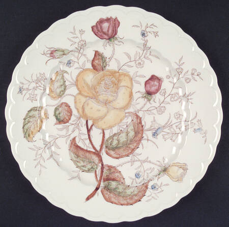 Vernon Rose Yellow by Metlox - Poppytrail - Vernon