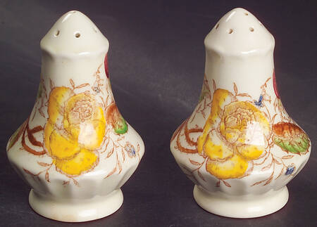 Vernon Rose Yellow Salt & Pepper Set