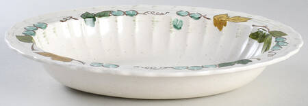 Vineyard 11" Oval Vegetable Bowl