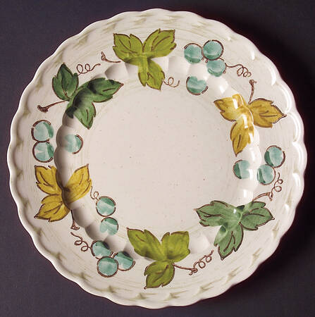 Vineyard Luncheon Plate