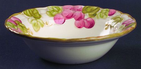 Vintage Pink Rim Fruit/Dessert (Sauce) Bowl