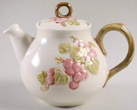 Vintage Pink Teapot & Lid