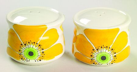 Wild Poppy Yellow Salt & Pepper Set