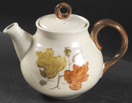 Woodland Gold Teapot & Lid